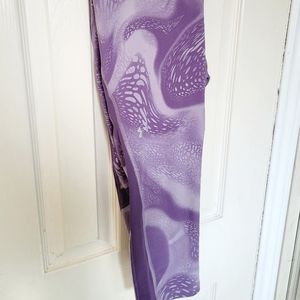 Under Armour Cropped Purple Leggings